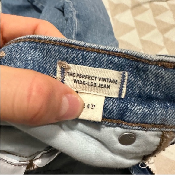 Madewell The Petite Perfect Vintage Wide-Leg Jean heathcote - Picture 4 of 4